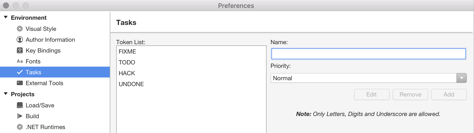 keyboard shortcut for commenting in visual studio mac